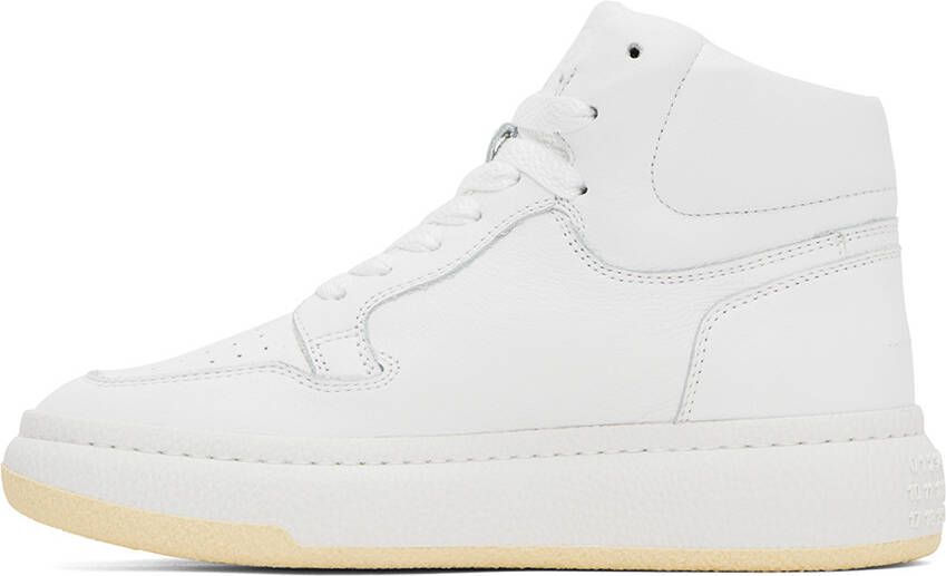 MM6 Maison Margiela White Basketball Sneakers