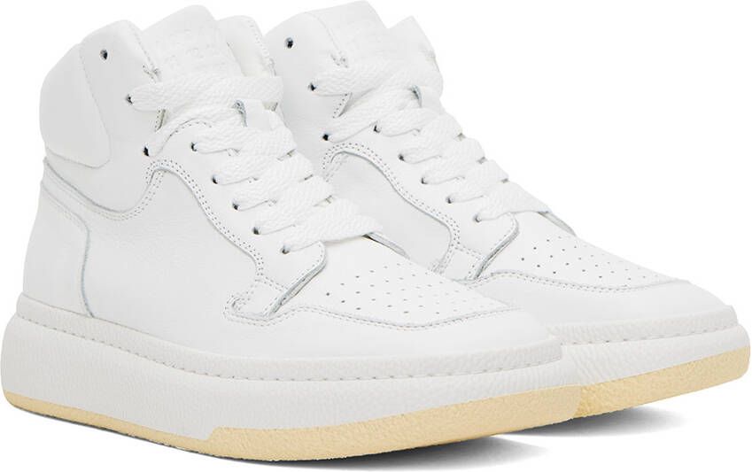 MM6 Maison Margiela White Basketball Sneakers