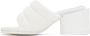 MM6 Maison Margiela White Clinic Heeled Sandals - Thumbnail 3