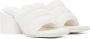 MM6 Maison Margiela White Clinic Heeled Sandals - Thumbnail 4