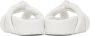 MM6 Maison Margiela White Mignon Platform Sandals - Thumbnail 2