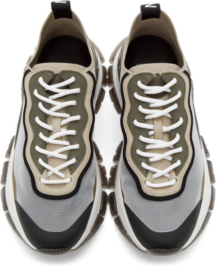 Moncler Beige & Khaki Leave No Trace Light Sneakers