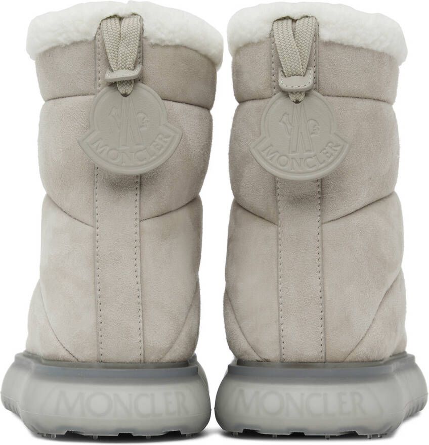 Moncler Beige Hermosa Snow Boots