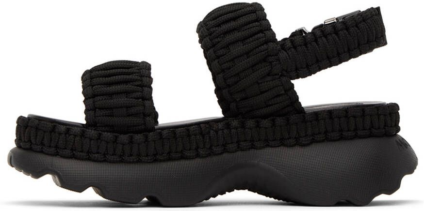 Moncler Black Belay Sandals