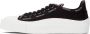 Moncler Black Canvas Glissiere Sneakers - Thumbnail 3