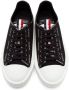 Moncler Black Canvas Glissiere Sneakers - Thumbnail 5