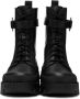 Moncler Black Carinne Lace-Up Boots - Thumbnail 2