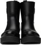 Moncler Black Ginette Matte Rubber Boots - Thumbnail 2
