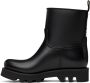 Moncler Black Ginette Matte Rubber Boots - Thumbnail 3