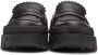 Moncler Black Leather Maxence Loafers - Thumbnail 2