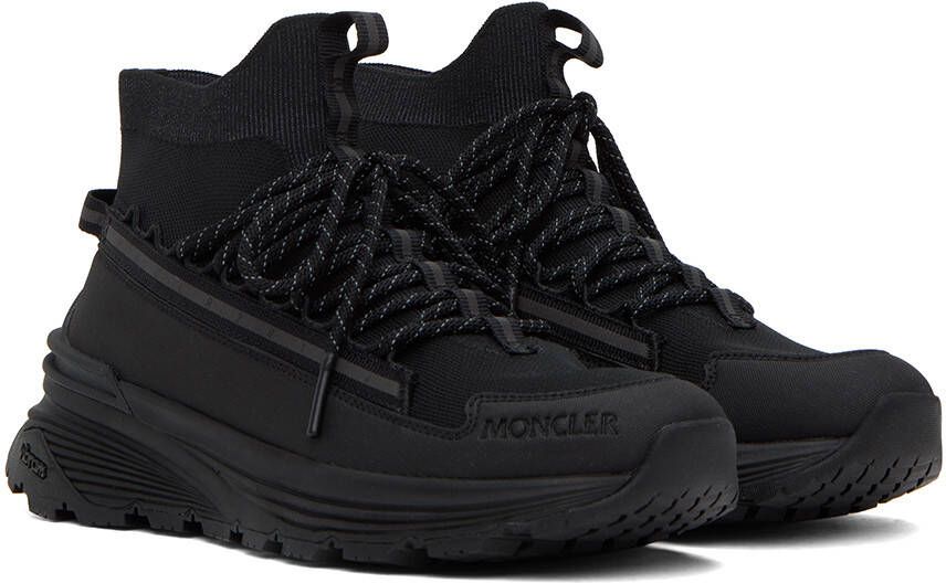Moncler Black Monte Runner High Sneakers