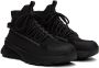 Moncler Black Monte Runner High Sneakers - Thumbnail 4