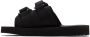 Moncler Black Slideworks Sandals - Thumbnail 3