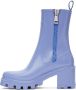 Moncler Blue Loftgrip Ankle Boots - Thumbnail 3
