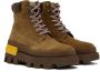 Moncler Brown Mon Corp Boots - Thumbnail 4