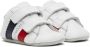 Moncler Enfant Baby White Stripe Sneakers - Thumbnail 4