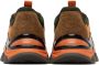 Moncler Enfant Kids Khaki & Orange Leave No Trace Sneakers - Thumbnail 2