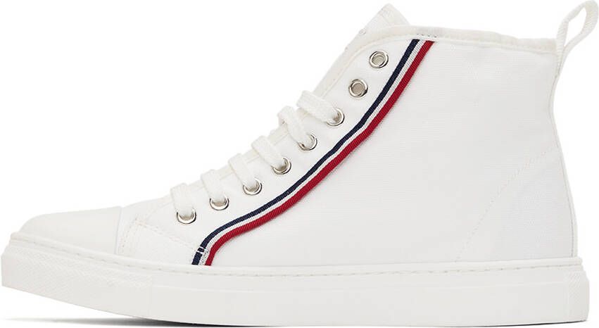 Moncler Enfant Kids White Anyse II High-Top Sneakers