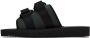 Moncler Khaki & Black Slideworks Sandals - Thumbnail 3