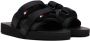 Moncler Khaki & Black Slideworks Sandals - Thumbnail 4
