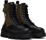 Moncler Khaki Konture Pocket Boots - Thumbnail 4