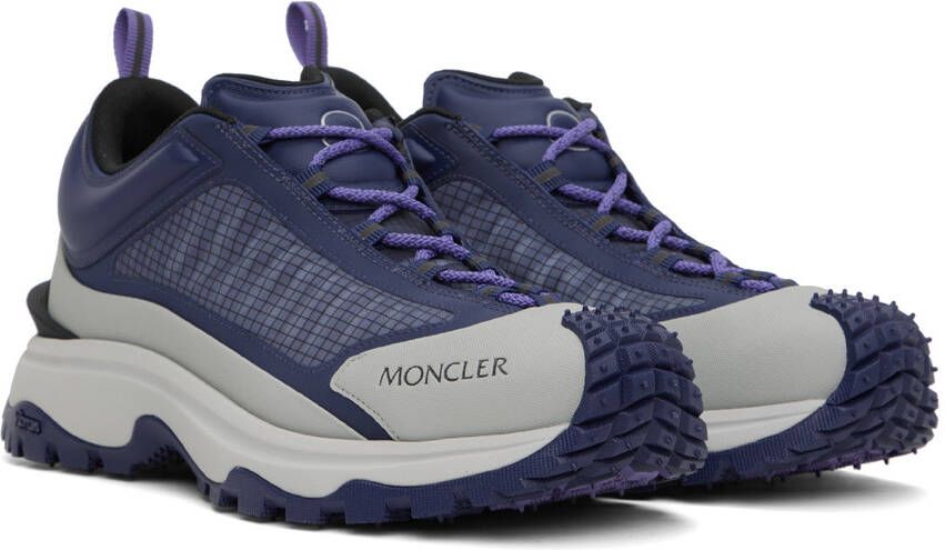 Moncler Navy & Gray Trailgrip Lite Sneakers