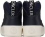 Moncler Navy Promyx Space High Sneakers - Thumbnail 2