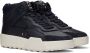 Moncler Navy Promyx Space High Sneakers - Thumbnail 4