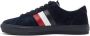 Moncler Navy Suede New Monaco Sneakers - Thumbnail 3