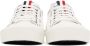 Moncler Off-White Canvas Glissiere Sneakers - Thumbnail 2