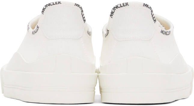 Moncler Off-White Canvas Glissiere Sneakers