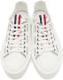 Moncler Off-White Canvas Glissiere Sneakers - Thumbnail 5