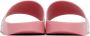 Moncler Pink Embossed Slides - Thumbnail 2