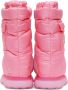 Moncler Pink Gaia Pocket Down Boots - Thumbnail 2