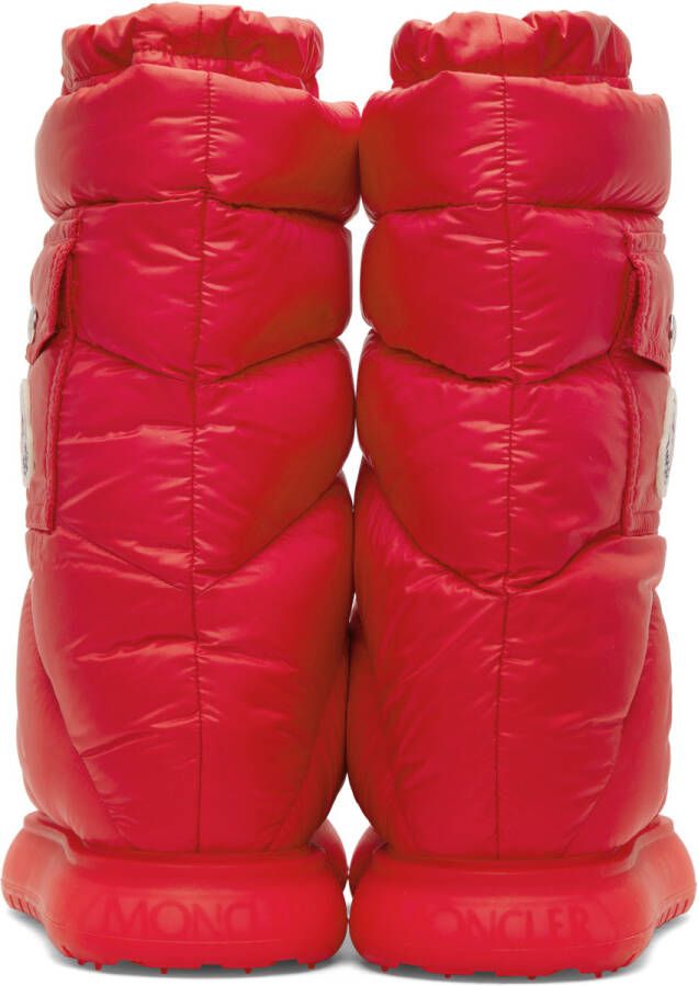Moncler Red Gaia Pocket Down Boots