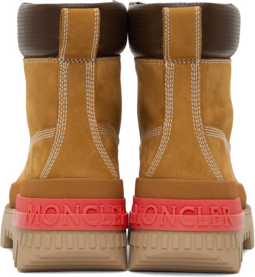 Moncler Tan Mon Corp Boots