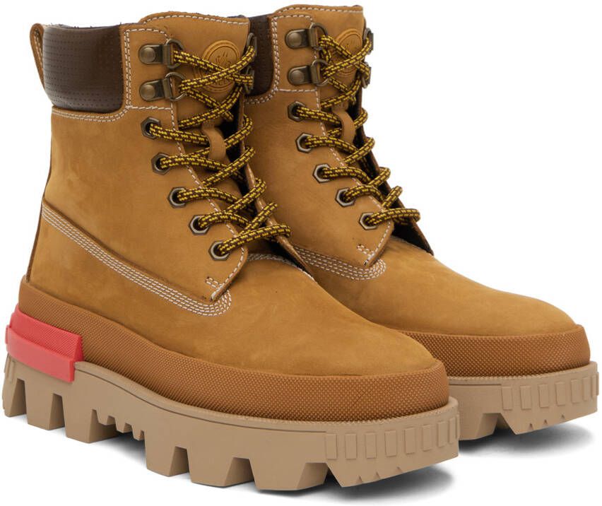 Moncler Tan Mon Corp Boots