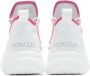 Moncler White & Pink Lunarove Sneakers - Thumbnail 2