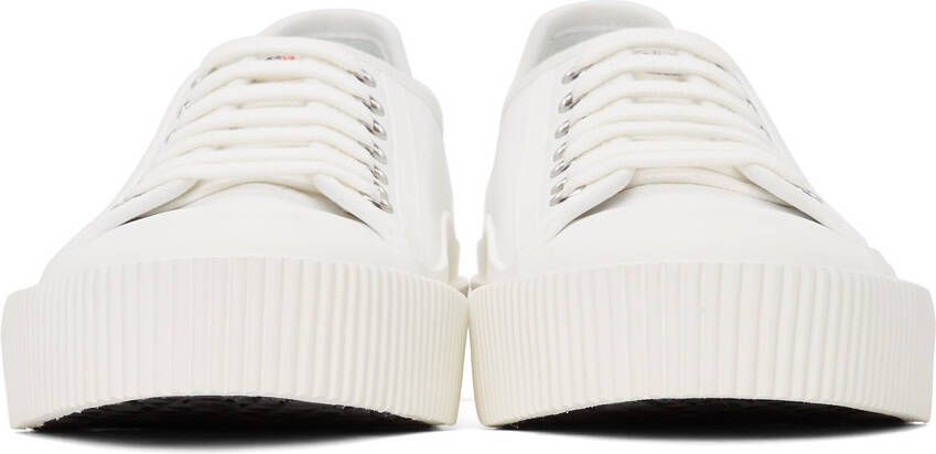 Moncler White Glissiere Sneakers