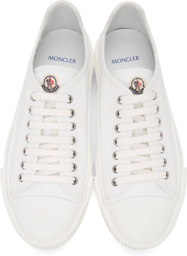 Moncler White Glissiere Sneakers