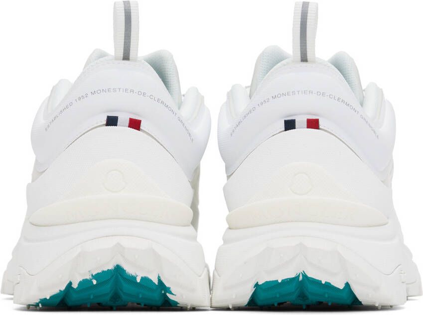 Moncler White Trailgrip Lite Sneakers