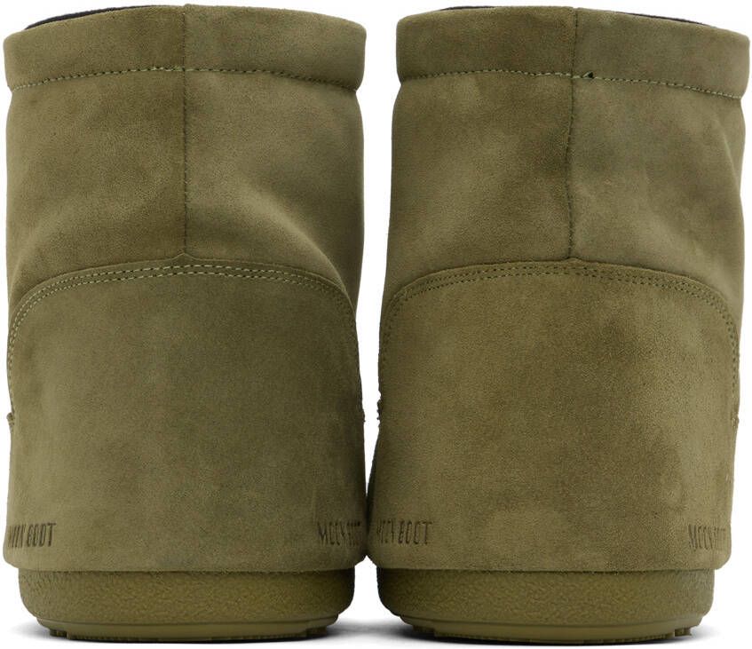 Moon Boot Khaki No Lace Ankle Boots