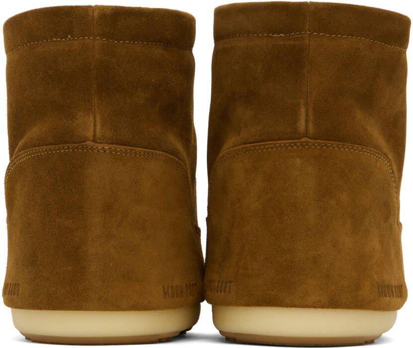 Moon Boot Tan No Lace Ankle Boots