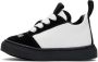 Moschino Baby Black & White Teddy Sneakers - Thumbnail 3