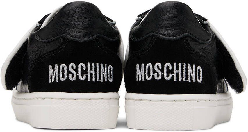 Moschino Baby Black Velcro Sneakers