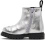 Moschino Baby Silver Teddy Chelsea Boots - Thumbnail 3