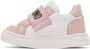 Moschino Baby White & Pink Teddy Sneakers - Thumbnail 3