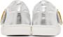 Moschino Baby White & Silver Teddy Velcro Sneakers - Thumbnail 2