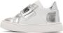 Moschino Baby White & Silver Teddy Velcro Sneakers - Thumbnail 3