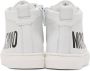 Moschino Baby White Maxi Logo Sneakers - Thumbnail 2